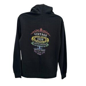 NEW Port & Company Mens Large Hoodie Zipper Vintage 1920 Limited Edition